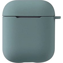 Airpods Uyumlu Airbag 11 Silikon Kılıf, Lavendery Gray