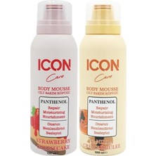 Cilt Bakım Köpüğü Vanilla CREME100 ml + Strawberry & Cheesecake 100 ml