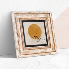 Aydogan's Minimalist Taş Duvar Tablosu - Çerçeveli Taş Tablo - Dekoratif Duvar Sanatı - Modern Ev ve Ofis Duvar Dekoru T1-322