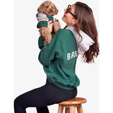 Yeşil Brooklyn Hoodie, 0-38 kg Küçük, Orta ve Büyük Irk Köpekler Için, S Beden