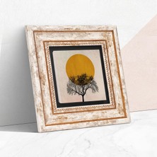 Aydogan's Minimalist Taş Duvar Tablosu - Çerçeveli Taş Tablo - Dekoratif Duvar Sanatı - Modern Ev ve Ofis Duvar Dekoru T1-321