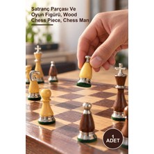 Yenilig 1 Adet Ahşap Satranç Taşı – Satranç Parçası ve Oyun Figürü, Wood Chess Piece, Chess Man