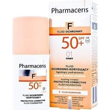 Spf 50+ Ivory Protective Corrective Foundation Kapatıcı Fondöten Fluide Kapatıcı Fondoten (50 Ml)