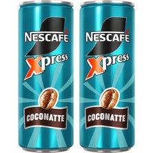 Xpress Kahveli Sütlü Içecek; Hindistan Cevizi ve Badem Aromalı, 250 ml 2'li Paket