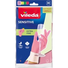149212 Candy Pink Sensitive Eldiven; %100 Doğal Lateks, M