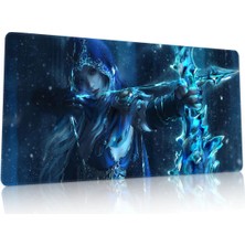 Duvarda League Of Legends Ashe Gaming Oyuncu Mouse Pad Kaymaz Taban Xl Mousepad