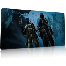 Duvarda Call Of Duty Gaming Oyuncu 90X40 cm Mouse Pad Dikişli Kaymaz Tabanlı Xl Mousepad