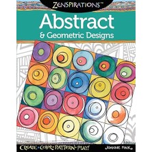 Zenspirations Boyama Kitabı: Soyut ve Geometrik Tasarımlar