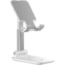 Katlanabilir Masaüstü Telefon Standı, Beyaz