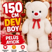 Trust Store 150 cm Dev Peluş Ayıcık Büyük Boy Sarılmalık Teddy Bear Yumuşak Sevimli Ayı Özel Gün Hediyesi