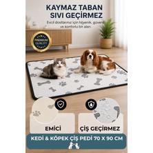 Kiril Home 70X90 Sıvı Geçirmez Yıkanabilir Emici Kedi Köpek Çiş Pedi