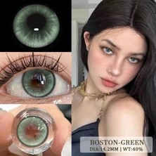 Derma Premium Boston Green Yıllık Lens