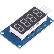 TM1637 4′lü 7-Segment Kırmızı Display Modülü