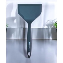 26 cm Gri Isıya Dayanıklı Geniş Ağız Spatula
