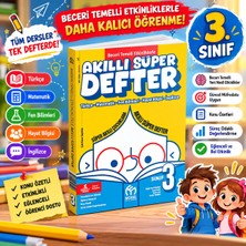Model Yayınları 3. Sınıf Akıllı Süper Defter – Beceri Temelli Etkinliklerle Tüm Dersler Tek Kitap | Güncel Müfredat