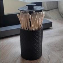 Kulak Çöpü ve Pamuklu Çubuk Kutusu; Makyaj Organizeri Agcdlcds-47