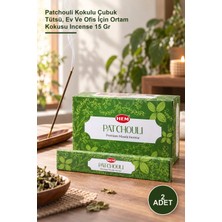 Yenilig 2 Adet Patchouli Aromalı Tütsü – Patchouli Kokulu Çubuk Tütsü, Ev ve Ofis Için Ortam Kokusu Incense 15 gr