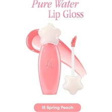 Nemlendirici ve Besleyici Dudak Parlatıcısı Pure Water Lip Gloss (15 Spring Peach)