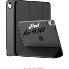 iPad Air 11 2025 M3 Çip ile Uyumlu Katlanabilir Standlı Smart Cover Tablet Kılıfı