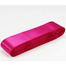 Fuşya Renk Saten Kurdela 4 Cm. x 10 Metre (Fuşya)