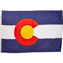 Colorado Eyalet Avlu Bayrağı Abd, Resmi Devlet Tasarım Özelliklerine Göre Üretilmiştir (Model 140670)