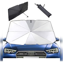NOREXA Volkswagen Passat Universal Araç Içi Ön Cam Katlanabilir Şemsiye Güneşlik Siyah