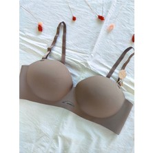 Best Bra Lingerie Kadın Lazer Kesim Dikişsiz Balensiz Destekli Push Up Sütyen