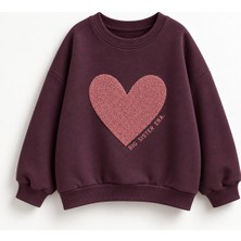 Ozzy Kids Kız Çocuk Önü ve Arkası Nakışlı Sweatshirt
