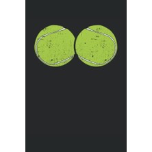 Two Tennis Balls: Dot Grid Jounal Todo Exercise Book Or Diary 6" x 9" (15.24 x 22.86 Cm) 120 Pages
