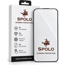 Spolo iPhone 17 Pro 5d Tam Kaplayan Ekran Koruyucu – Tam Ekran Kaplama, 9h Sertlik, Hd Görüntü