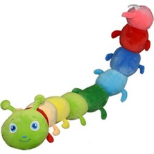 Akıllı Bayi Peluş Renkli Tırtıl Yastık 75CM Aby