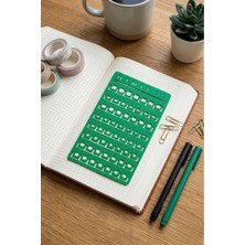 Bullet Journal Hafta Planı ve Görevler Için Şablon Cetvel - Ajanda & Defter Düzenleme Aracı