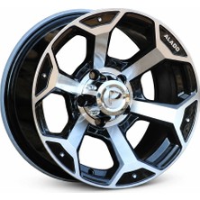 Powcan 321 15X8.0 5X114.3 Et+10 Black Machined