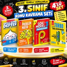 3. Sınıf 4’lü Beceri Temelli Soru ve Değerlendirme Seti | Akıllı Süper Defter + Problemmatik + Son Model Paragraf + Turbo 6’lı Deneme
