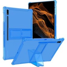 Kapak, Mobaxaksesuar Samsung Galaxy Tab S10 FE/S10/S9 Fe/s9/s7-S8 ile Uyumlu Kılıf Darbelere Dayanıklı Şeffaf (12.4inçdeğildir) Gökyüzü Mavisi