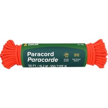 Coghlans Paraşüt Ipi; Neon Turuncu, 15,25 Metre