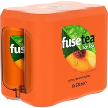 Kutu, Şeftali Aromalı Soğuk Çay 6X330 ml