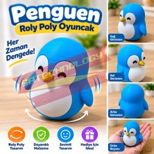 SATECHNOLOGY Penguen Roly Poly Oyuncak – Sallanan Denge Oyuncağı, Sevimli Dekoratif Penguen