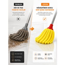 Zeyn Gross Mikrofiber Havlu Mop Yedek Paspas Ucu 115 gr – Yüksek Emici, Parke, Fayans ve Mermer Için