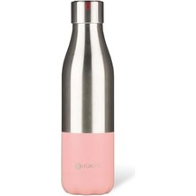A-4373 Bottle'up Termos 500 ml Bpa Içermeyen Tekrar Kullanılabilir 12 Saat Sıcak ve 24 Saat Soğuk Tutar Paslanmaz Çelik Bölünmüş Pembe Tasarım