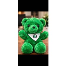 Xuping Yeşil Peluş Ayıcık Oyuncak Sevimli Yumuşak Fularlı Teddy Bear Hediyelik 20 cm