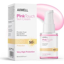 Pembe Dokunmatik Tonlu Akşam Pembe Güneş Koruyucu, Spf 50+ Günlük Güneş Koruyucu, Suya Dayanıklı, Uva/uvb Çok Yüksek Koruma (60 Ml, 2,03 Fl.oz)