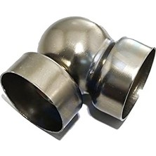 Boş Küre Dirsek Bronz 50 mm 4'lü Paket