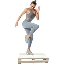 Dizayn Doğal Ahşap Ev Içi Kullanıma Uygun Kaymaz Tabanlı Step Tahtası 10X25X50 cm