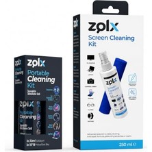 30 ml Taşınabilir Temizleme Kiti + 250 ml Ekran Temizleme Seti Lcd; Led, Ekran, Laptop, Tablet, Bilgisayar, Televizyon, Cep Telefonu