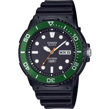 Casio Casıo MRW-230H-1E3VDF Silikon Kayış Kordon Takvimli Spor Erkek Kol Saati