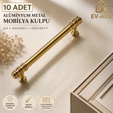 MixmioLife Dolap Çekmece Kulpu Mobilya Kulpu Nesli Lüx Model Metal Mobilya Kulp 10 Adet