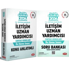 Data Yayınları 2026 Iletişim Başkanlığı Iletişim Uzman Yardımcısı Ortak Konular Ön Eleme Sınavı Konu ve Soru Bankası Seti