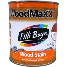 Wood Stain Dekoratif Ahşap Verniği 0.75 L Açık Meşe
