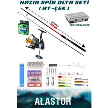 Spinex Spin Olta Seti Hazır Olta Seti At-Çek Olta Seti Spin Olta Kamışı 10-40